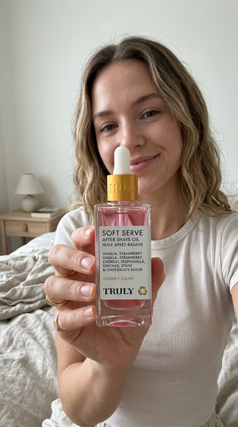 Valentina Reyes con su producto Truly Beauty